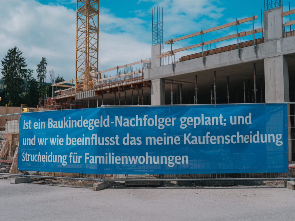 Ist ein baukindergeld‑nachfolger geplant und wie beeinflusst das meine kaufentscheidung für familienwohnungen