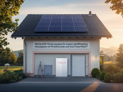 Welche kfw‑förderung passt für meinen energieeffizienten heizungstausch mit photovoltaik und tesla powerwall
